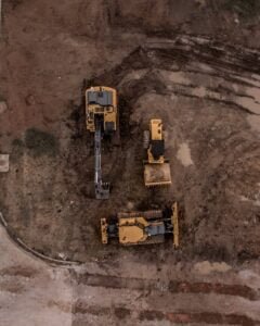 Site development earthworks
