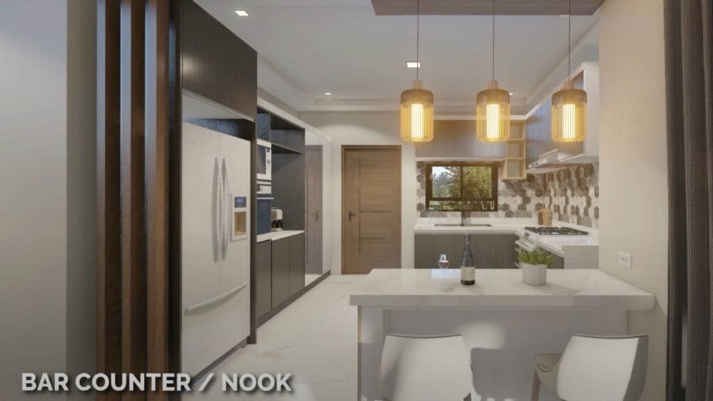 Modern 2-storey 4-bedroom house in cagayan de oro modern 2 storey 4 bedrooms residential house bar counter