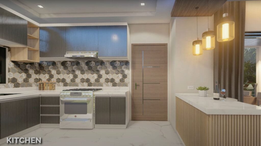 Modern 2-storey 4-bedroom house in cagayan de oro modern 2 storey 4 bedrooms residential house kitchen