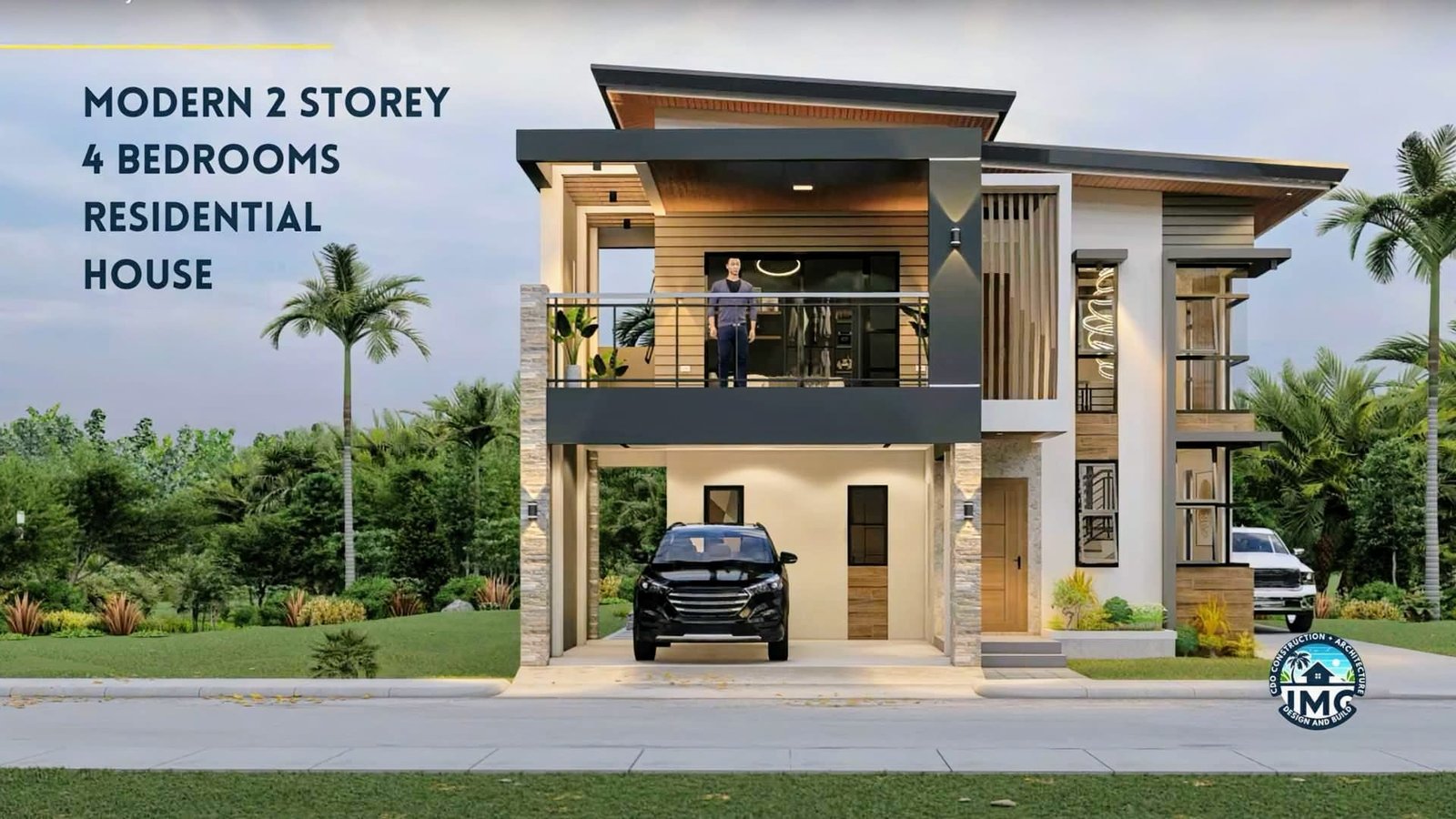 Modern 2-storey 4-bedroom house in cagayan de oro 5 Modern 2-storey 4-bedroom residential house with carport, balcony, and contemporary design in cagayan de oro.