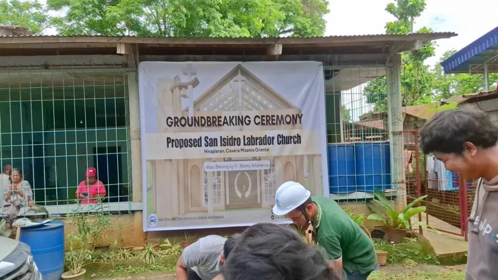 Free church groundbreaking