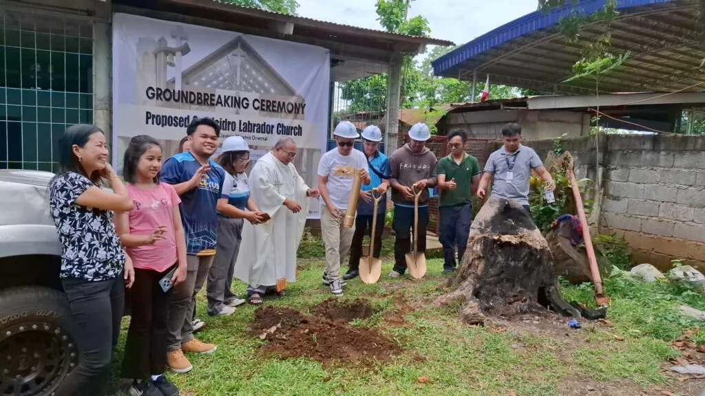 Free church groundbreaking