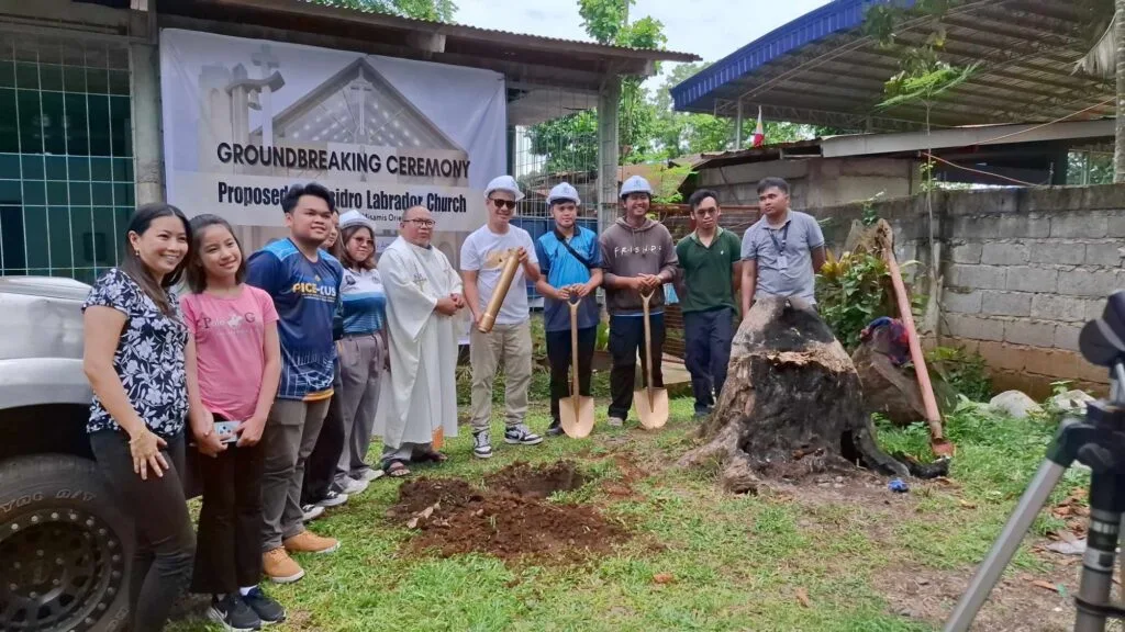 Free church groundbreaking