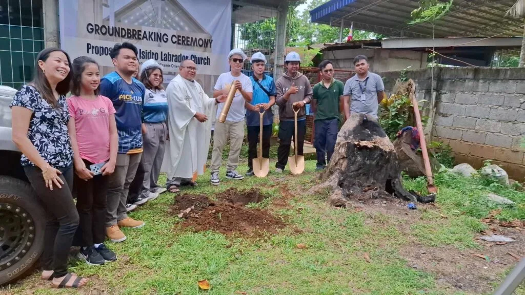 Free church groundbreaking