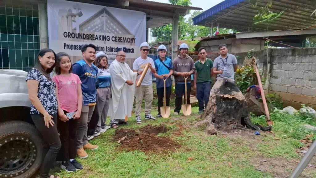 Free church groundbreaking