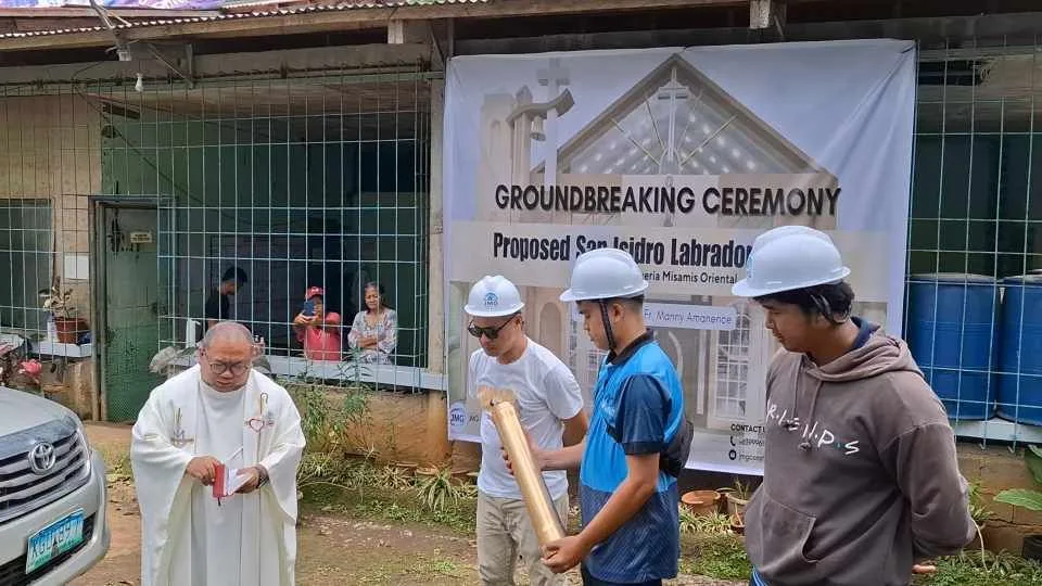 Free church groundbreaking