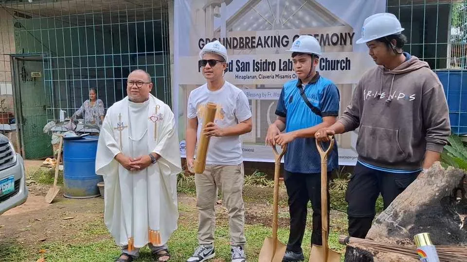 Free church groundbreaking