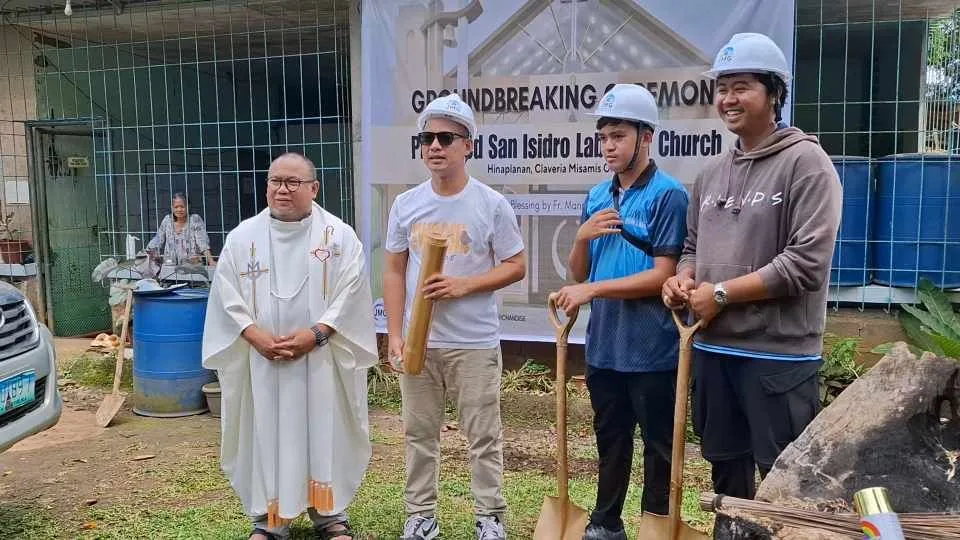 Free church groundbreaking
