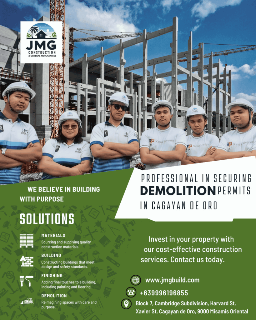 Professional team β demolition and building permit in cagayan de oro Team of professionals securing demolition and building permits in cagayan de oro