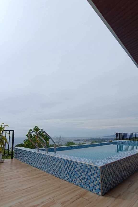 Teakwood hills luxury mansion – cagayan de oro 1 Private swimming pool with ocean view by cdo contractor jmg