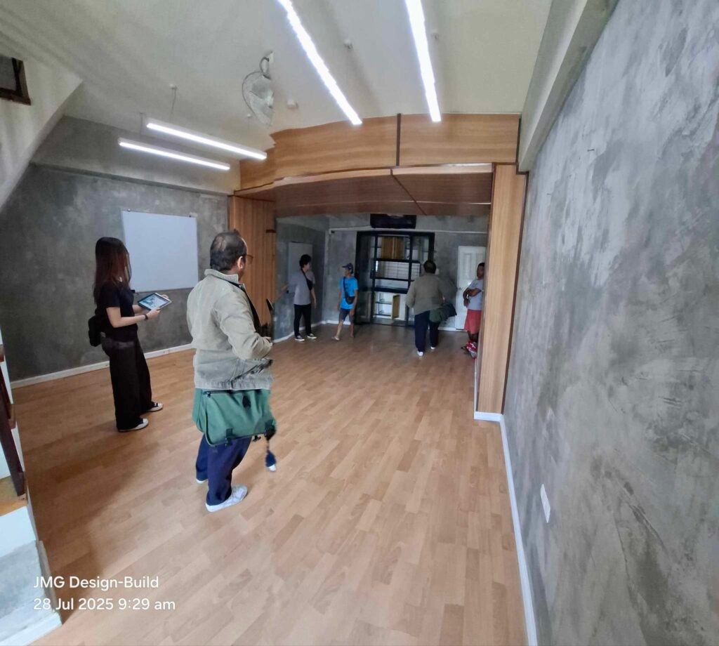 Jaica mutia and stead michael lead 1st day of aes cdo renovation 1st day of academy of emergency sciences cdo renovation with the project in charge by jaica mutia and her assistant stead michael