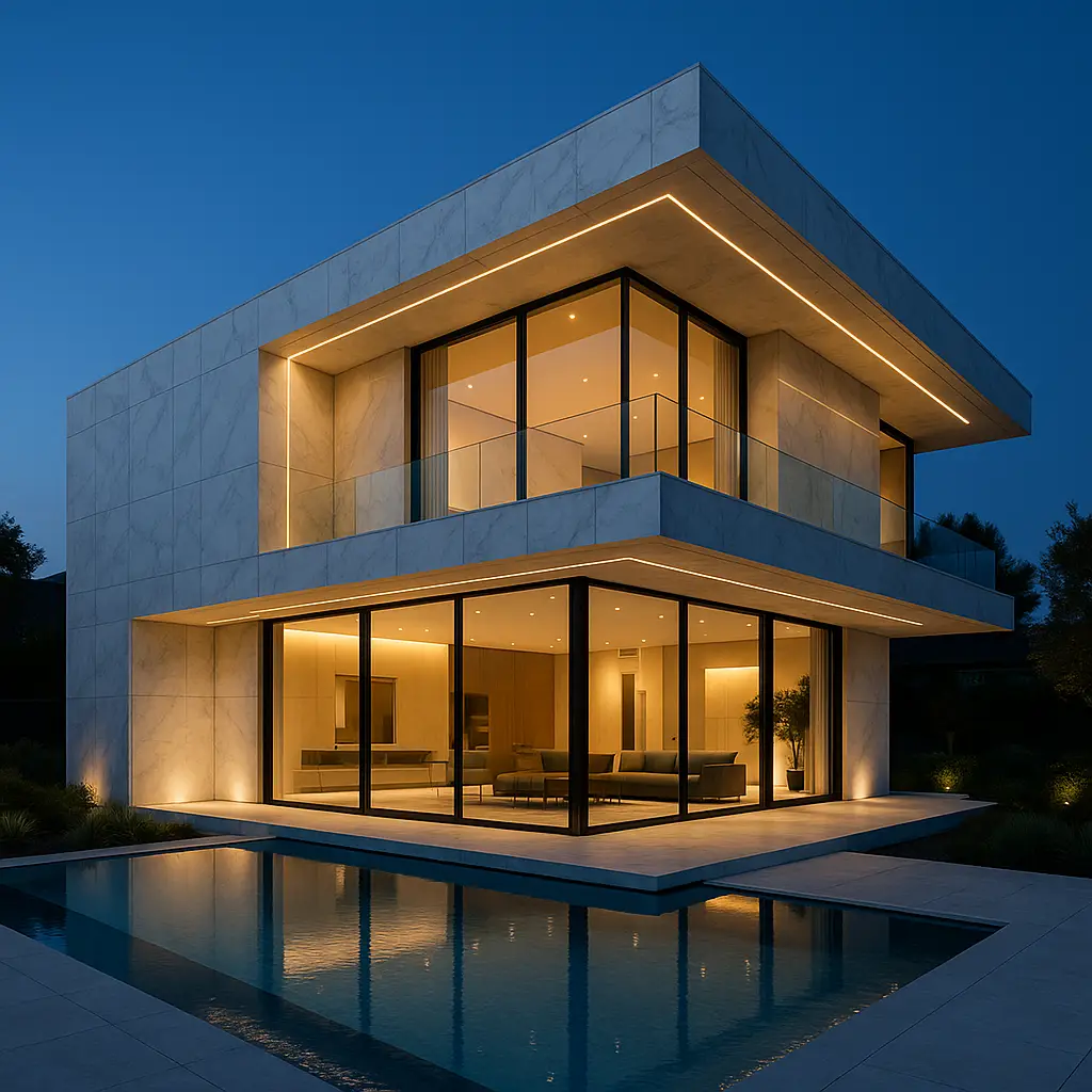 Modern home high end House construction cost modern home high end