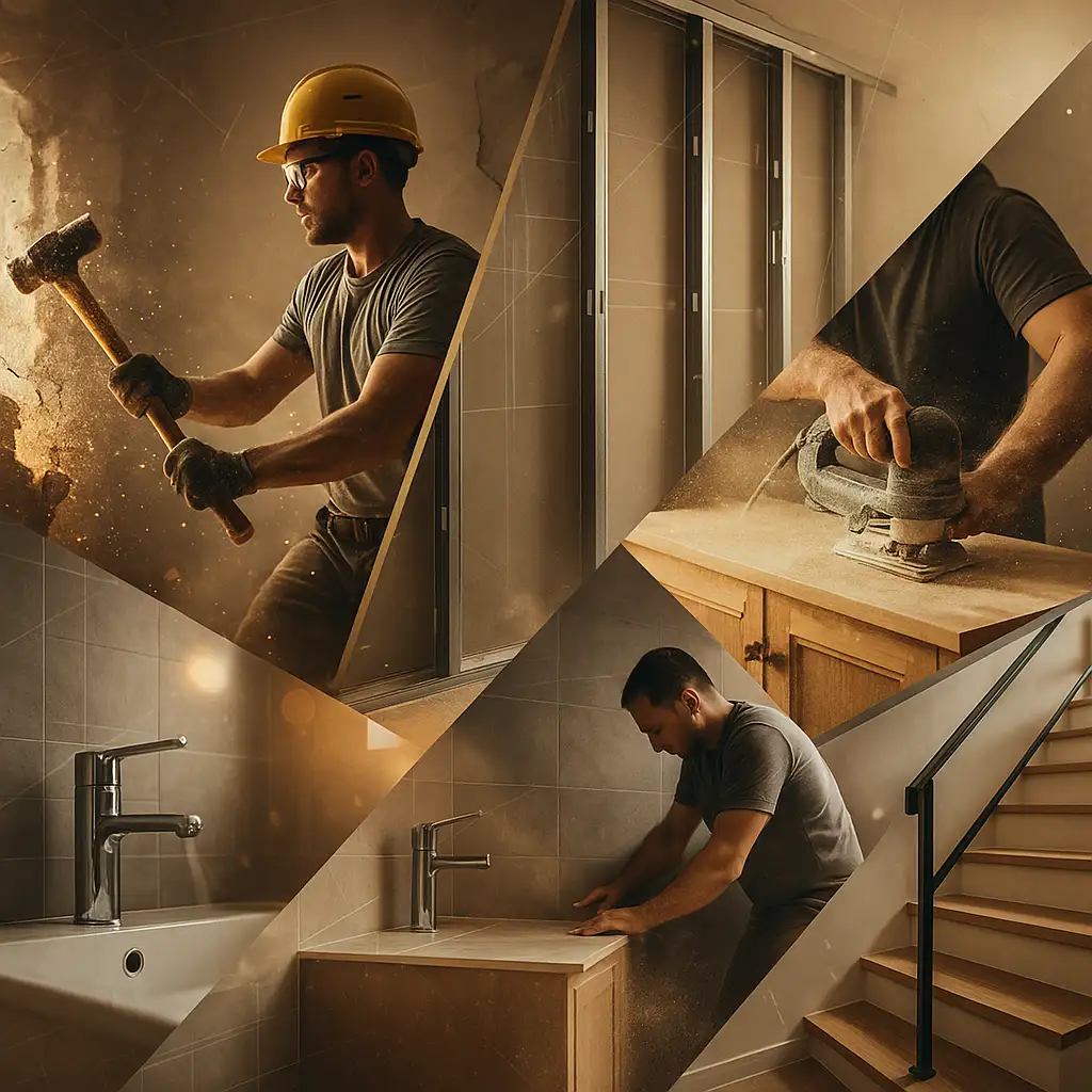 Renovation transformation stages Residential interior renovation renovation transformation stages