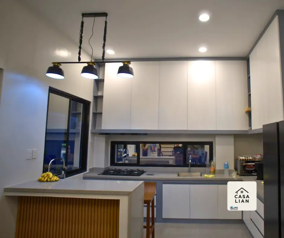 Turnkey house construction modern kitchen island CASA LIAN design and build Cagayan de Oro