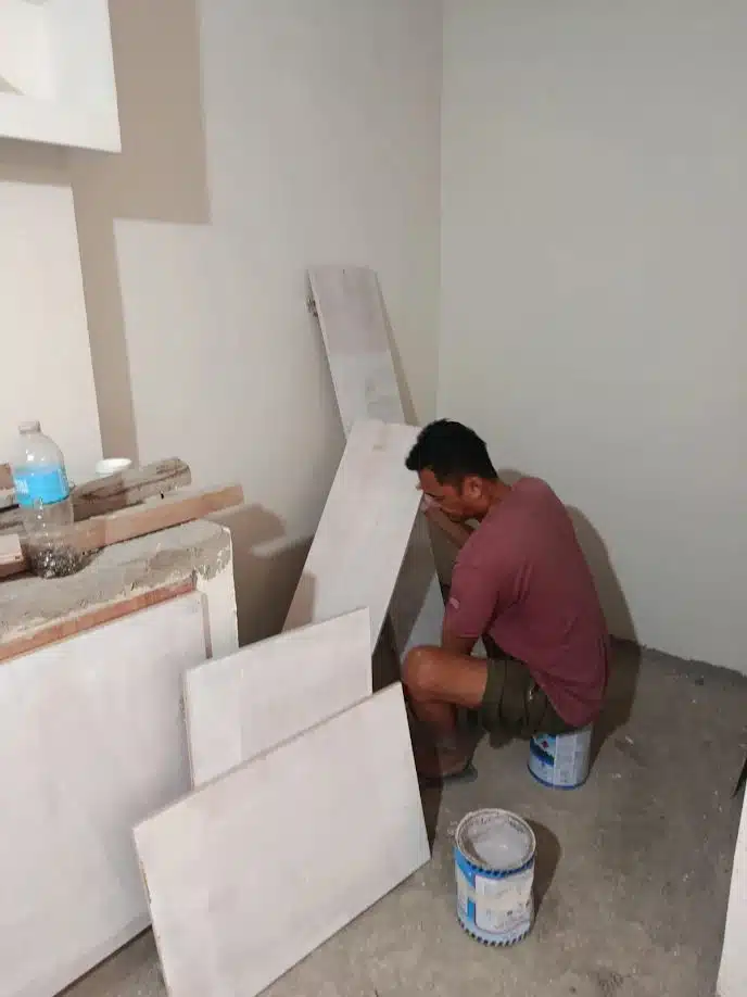 Cabinet preparation works for Villanueva interior fit-out