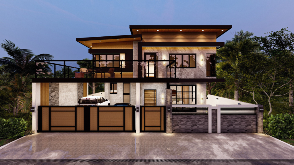 Modern contemporary luxe house design 1 Modern contemporary luxe house design – macalangan residence iligan city by jmg construction