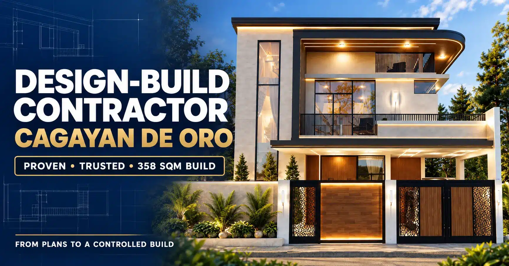 Design-build contractor cagayan de oro &mdash; proven, trusted 358 sqm build, from plans to a controlled build