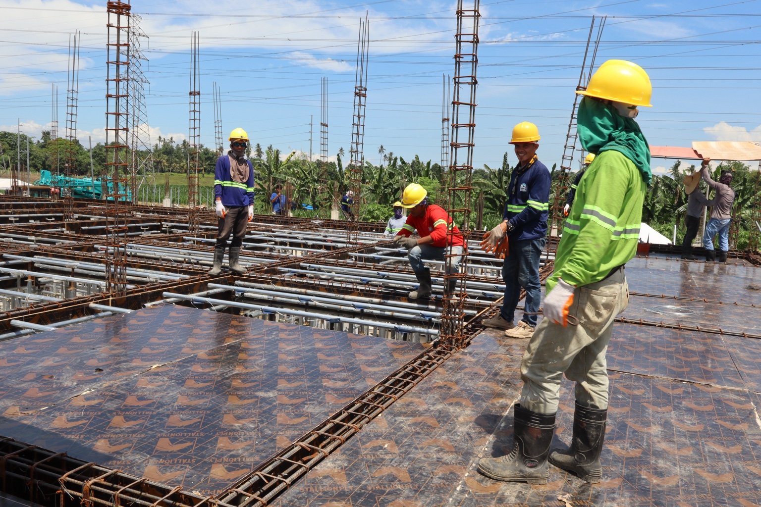 Northern mindanao fire safety 2026: what cdo builders should learn from 644 fire incidents 1 Workers install slab reinforcement and mep conduits at a jmg tagoloan project